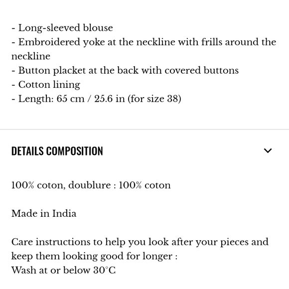 🎉🎉FLASH SALE🎉🎉Sezane Caitlin Blouse - Picture 2 of 9